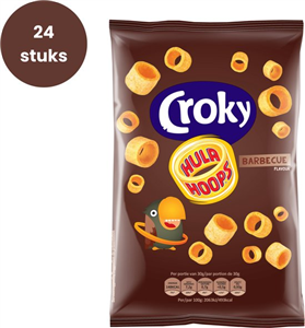 CROKY HULA HOOPS BARBECUE 100G
