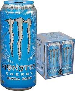 MONSTER Blauw 4X 0.5L