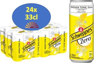 Schweppes Tonic Zero 24x33CL